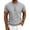 (Casual 49)Gray, variant on T Shirts for Men Short Sleeve Crewneck T-Shirt Casual Solid Color Loose Square Check Comfort Basic Going-Out Tees Shirt