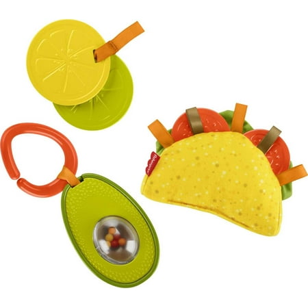 Fisher-Price Tiny Treats Gift Set, Food-Themed Teething Toys