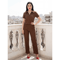 thumbnail image 2 of Conjunto Mujer 2 Piezas Blusa y Pantalón | Set Casual Elegante Texturizado | Blusa con Cierre y Cuello, 2 of 5