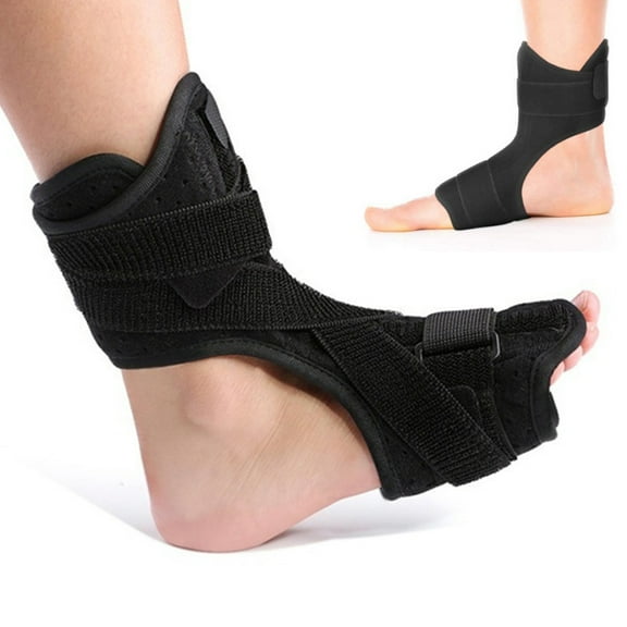 D-GROEE 1pc lantar Fasciitis Night Splint - Drop Foot Support Brace - Dorsal Fasciitis Splints for Right or Left Foot. Support Sleep Pain Relief, Arthritis, Dorsal, Heel Calf Stretcher