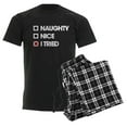 thumbnail image 6 of CafePress - Funny Christmas I Tried Men's Dark Pajamas - Men's Dark Loose Fit Cotton Pajama Set, 6 of 7