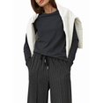 thumbnail image 2 of Cotton Long Sleeve Tee Shirts for Women Slim Fit Tshirts Basic Tops Crewneck Layering Undershirts Dark Gray XXL, 2 of 8