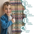 thumbnail image 3 of Blackout Kids Curtains,Boho Bohemia Geometric Line Art Childrens Insulated Curtains Set Of 2,Bedroom Essentials,Toddler Room Decor 42"x84"(106x213cm), 3 of 4