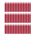 thumbnail image 4 of Mega Candles 48 Pcs Chandelles Coniques Droites Rouges Non Parfumées, Chandelles en Cire Coulées à la Main 5 Pouces x 3/4 Pouces, Déco Maison, Réceptions de Mariage, Showers de Bébé, Anniversaires, Célébrations, Cadeaux de Fête et Plus, 4 of 8