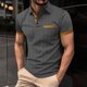thumbnail image 1 of pstuiky Camisas de vestir de manga corta para hombre, Camisa informal de verano para hombre con bolsillo en el pecho, cuello con botones y manga corta a juego. ropa de hombre s, 1 of 7