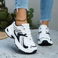 thumbnail image 3 of Women's Orthopedic Running Shoes Comfortable Arch Support Sports Sneakers Casual Athletic Mesh Walking Shoes Black Size 6, 3 of 6