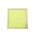 thumbnail image 2 of Tablero de Cartas Baoblaze Enmarcado de Roble 10x10'' Amarillo, 2 of 8