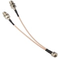 thumbnail image 6 of F Male to Dual Female Splitter Cables for RF Signal Testing and Dual Antenna Connection, 6 of 8