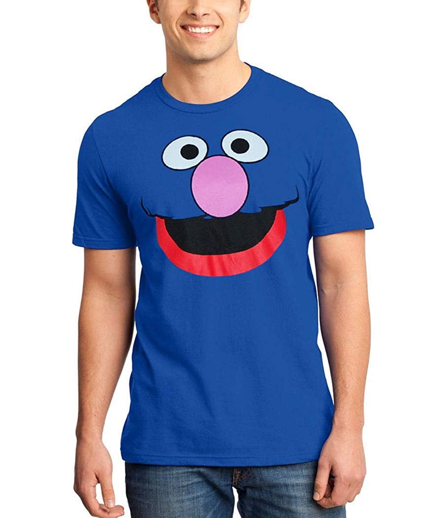 SUPER GROVER Sesame Street Custom T-shirt Personalize Birthday gift Tee 