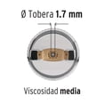 thumbnail image 3 of Pistola p/pintar gravedad HVLP vaso plástico, 1.7 mm, Truper gris, 3 of 6