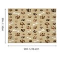thumbnail image 2 of Tapestry Wall Hanging Brown Footprints Bones Tapestries Home Decor for Bedroom Aesthetic 60 X90 IN, 2 of 3