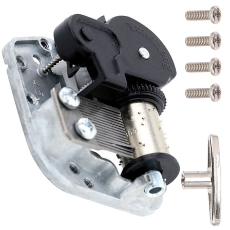 OUNONA Music Box Mechanism Bulk Silver Plated Metal 1 Set