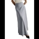 thumbnail image 2 of Faldas Largas de Satén con Cintura Alta y Cremallera Oculta para Mujer Gris M, 2 of 6