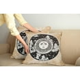 thumbnail image 3 of Ambesonne Tribal Throw Pillow Cover 2 Pack, Sun Face Moon, 20", Black White Cream, 3 of 6