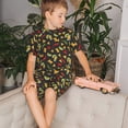 thumbnail image 4 of Fotbe Mexican Food Beer Pijama Estampada de 2 Piezas para Niños – Ropa de Dormir de Manga Corta Cómoda para Niños y Niñas, Camiseta y Shorts de Algodón-Large, 4 of 6