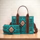 thumbnail image 3 of Bolso de mano bohemio de lona para mujer, 2 uds., gran capacidad con bolsa para fiesta y vacaciones, 3 of 9