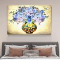 thumbnail image 4 of Póster de lienzo con un exquisito jarrón lleno de flores, decoración para dormitorio, paisaje deportivo, decoración para oficina, regalo, estilo marco, 12 x 18 pulgadas (30 x 45 cm), 4 of 8