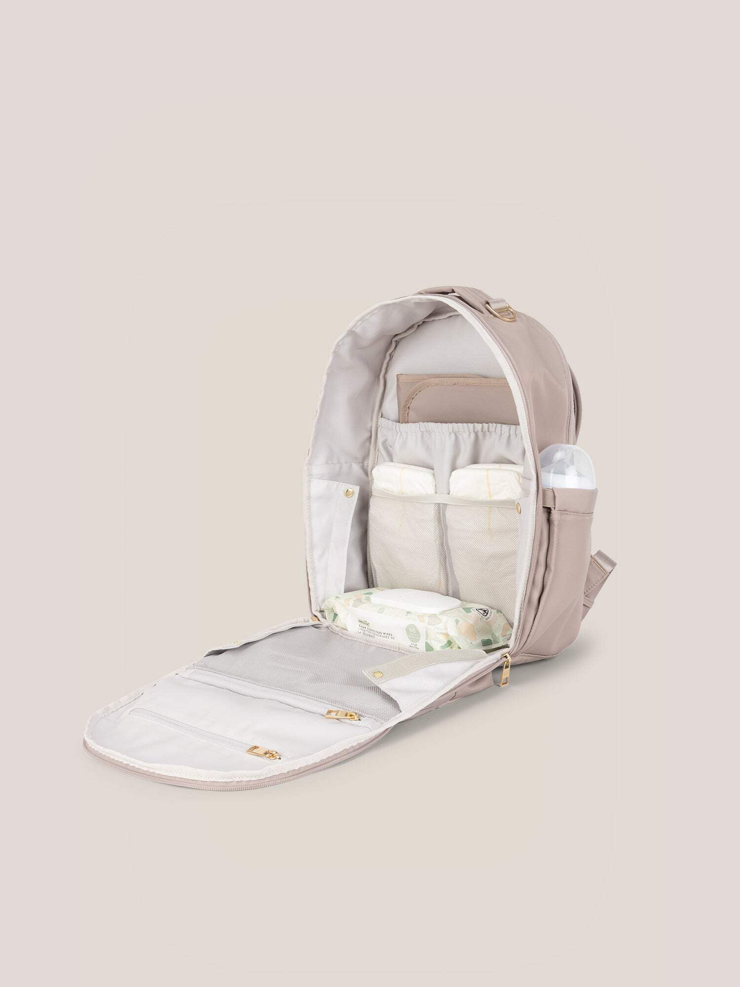 JuJuBe Signature Classic Diaper Backpack Large - Taupe