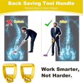 thumbnail image 5 of 2 Pack Back Saving Tool Handle Attachment, Labor Saving Ergonomic Shovel or Rake Handle Attachment, Tool Handle Grip, 5 of 5