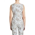 thumbnail image 2 of Santorelli womens  Star Linen-Blend Blouse, 40, 2 of 3