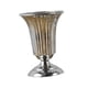 thumbnail image 5 of Jarrón de flores para boda, candelabro, centro de mesa, decoración, maceta de metal, soporte para flores, candelabro para mesa de cumpleaños, hogar Plata S 12cmx20cm, 5 of 8