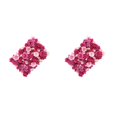 thumbnail image 1 of Qarigey Panel de pared de flores artificiales de seda, fiesta de boda, telón de fondo Floral rosa Rosa 2Conjunto, 1 of 1
