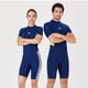 thumbnail image 3 of DIVE SAIL Traje de buceo 3MM Pantalones cortos de manga corta resistentes al desgaste Traje de neopreno Servicio prolongado Sensación de cuerpo fresco Accesorio de surf mujer azul marino XL Advancent OD019360-17, 3 of 7