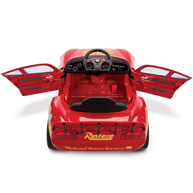 Luz noturna 3D, McQueen Route 66 seu carro de corrida 3D Lightning