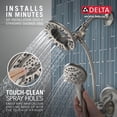 thumbnail image 2 of Delta In2ition HSSH 1.75 GPM 4-Setting - 58499-SS - Stainless, 2 of 5