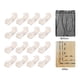 thumbnail image 3 of 16 Clips Autoadhesivos para Cables, Clips de Plástico ABS para Soporte de Cables - Blanco Sunnimix Clip de cable de red adhesivo, 3 of 8