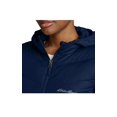 thumbnail image 3 of Eddie Bauer Women's Mid Length Down Parka Lightweight Jacket, Blue Medium, 3 of 7