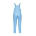thumbnail image 3 of Aayomet Jumpsuits For Women Dressy Overalls Size Dungarees Plus Romper Casual Playsuit Women Loose Jumpsuit Baggy Women's,Sky Blue XXL, 3 of 4