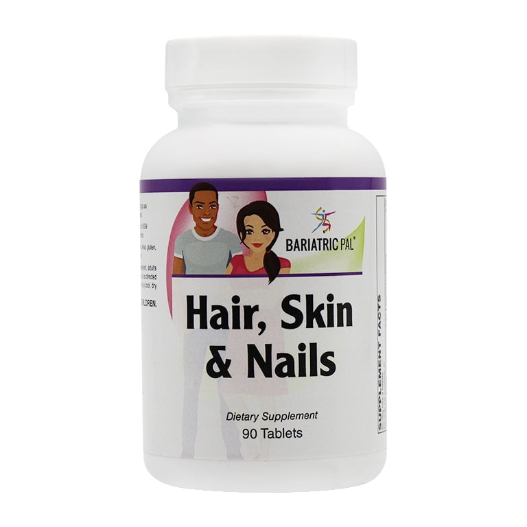 Hair, Skin & Nails Formula Tablets by BariatricPal Size: 90ct Bottle