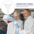 DRAFIDEEP Plastic Funnel Transparent Laboratory Filling for Experiments ...