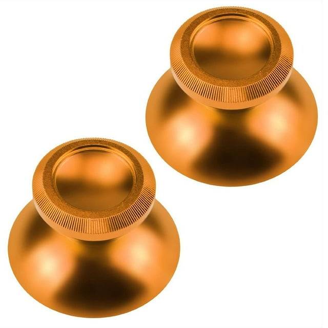 2 Pcs Bâton de Prise pour Manette de Système de Jeu PS4 Xbox One Universelle, Capuchon à Bascule Champignon en Métal