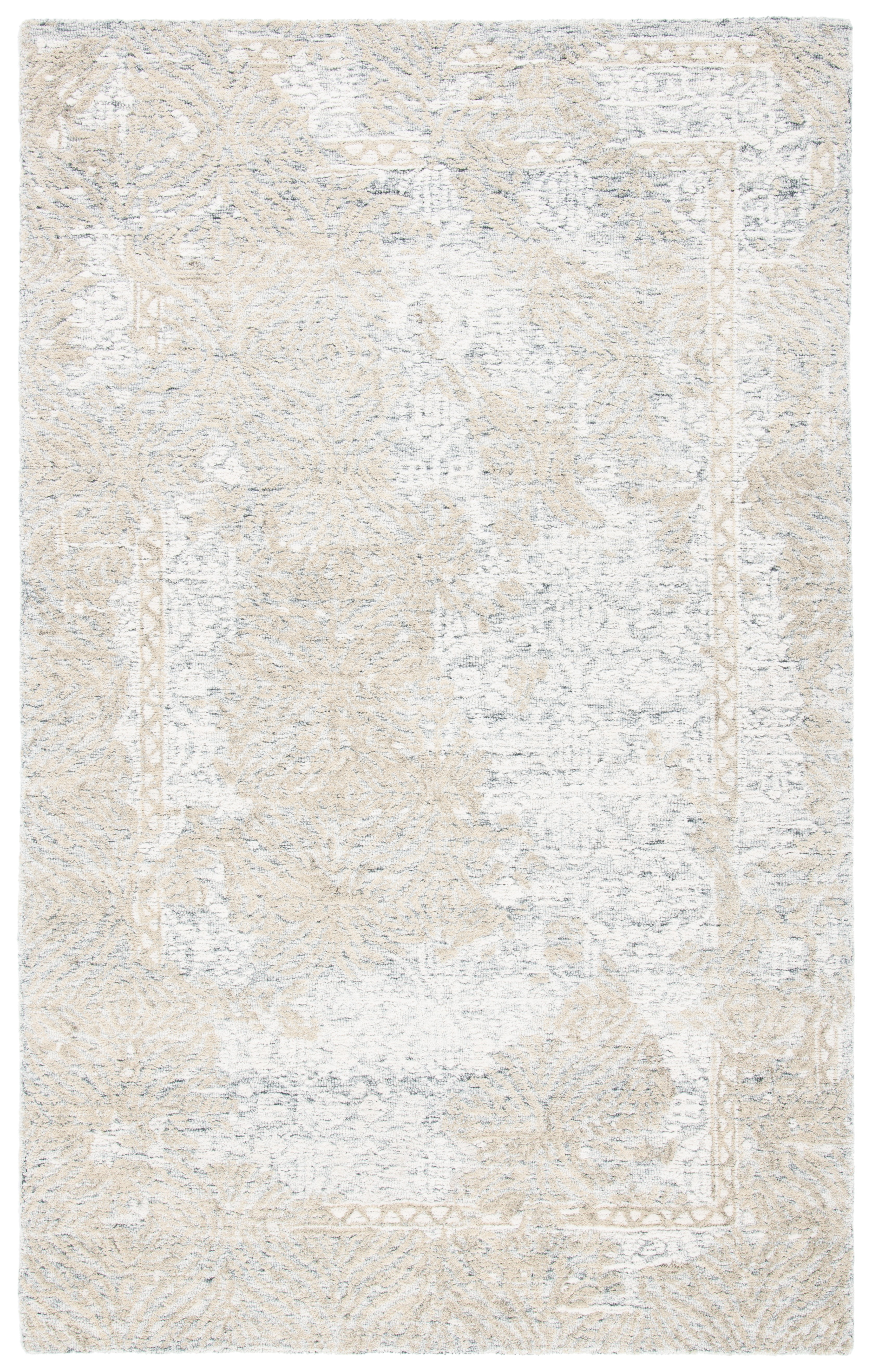 Safavieh Metro Saranna Medallion Area Rug, Gray/Ivory, 5' x 8'