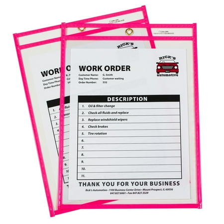 Neon Shop Ticket Holder Pink Box #15