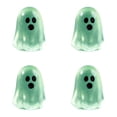 thumbnail image 2 of Glow-in-the-Dark Mini Ghost Figurines – Cute Resin Halloween Decorations for Terrariums, Table Scatter, and Party Favors, 2 of 5