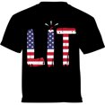 thumbnail image 1 of 4th of July Shirts Boys Girls - Funny Humor Novelty Graphic Tees - USA American Flag Lit Toddler Size 2T 3T 4T 5/6T, 1 of 2