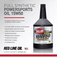 thumbnail image 3 of Red Line 42104 15W50 Synthetic Powersports Motor Oil - 1 Quart, 3 of 6