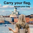 thumbnail image 3 of [Pack 2] tag8 Finland Flag Smart Luggage tag |Trendy Luggage tag ID Identification | Suitcase Tag | Fashionable Digital Name tag | Airline Compliant, SITA World Tracer Code Enabled | Gift idea, 3 of 8