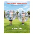 thumbnail image 3 of Inflatable Bumper Ball 5FT, Human Hamster Zorb Ball 1.5M, 0.8mm PVC Bubble Knocker for Outdoor Sports, Team Play, Garden Yard Park, 3 of 9