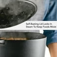 KitchenAid Seasoned Cast Iron Dutch Oven/Casserole, 6 Quart, Cast Iron Black