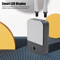 thumbnail image 3 of Neck Fan Mini Hanging Neck Fan With Adjustable Lanyard USB Rechargeable Quiet 3 Wind Speed Wearable Personal Fan, 3 of 8