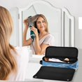 thumbnail image 4 of Hair Tools Storage with Heat Resistant Mat- Antarctica Pattern Printed Curling Iron Travel Bag/Flat Iron Case for Women, 4 of 8