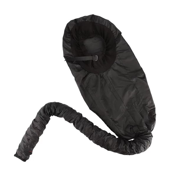 Yl-YANG Hair Dryer Bonnet Attachment: Upgraded Extra Large Hooded Dryer Adjustable Hair Dryer Caps - Easy to Use for Natural Curly Textured Hair Care Styling Fast Drying(black)
