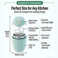 thumbnail image 5 of Small Home Mini Ice Cream Maker, Just 15 Minutes, DIY Mini Ice Cream Maker, One-Touch Dessert Maker, Single Serving of Gelato, Frozen Yogurt, Compact Electric Makers for Kitchen, Family Treats, 5 of 9