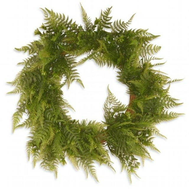 National Tree 22 in. Boston Fern Wreath - Green