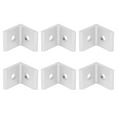 thumbnail image 4 of 10 piezas de soporte de esquina de ángulo de aluminio fijo en forma de L conector de 90° suministros industriales 3030-2 orificios, 4 of 12