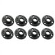thumbnail image 1 of 1/2 Inches Malleable Cast Iron Pipe Flange, 1/2 Inches Black Pipe Threaded Pipe Nipples, 8 Pcs, 1 of 5
